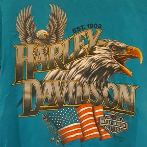 3D Emblem Harley Davidson Vintage Tee